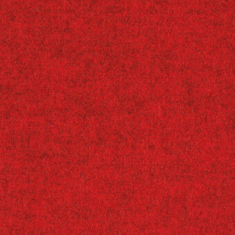 Red woven fabric swatch with a dense pile texture, displaying color code “64241” on a white label in the lower right corner.