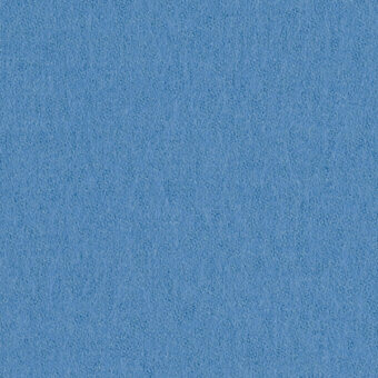 Medium blue fabric sample with a granular woven texture, displaying subtle tonal variations and a dense pile; label reads "bross fabric col. 66022".