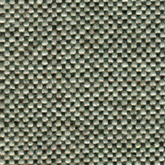 Woven fabric texture, gray and beige, repeating pebble-like pattern with “bross molly col. 122” text, matte finish, visible thread details.