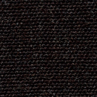 Dark brown looped pile fabric texture with heathered tones, dense nubby weave, and subtle text reading “bross > fabric (b) molly > col. 190”.