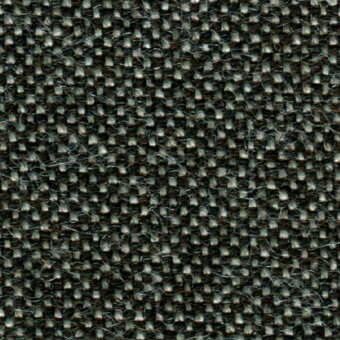 Dark gray woven fabric texture with a square pattern, subtle silver threads, and a matte, nubby surface; labeled “bross > fabric (b) molly > col. 192”.