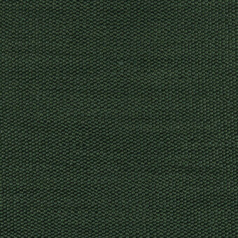Dark green woven fabric sample with a dense, repetitive circular nubby texture and subtle integrated text markings: “bross > fabric (b) nice > col. 500”.