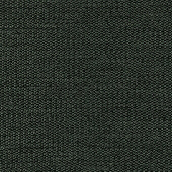 Dark green woven fabric texture with raised circular pattern, embedded lettering “bross > fabric (b) nice > col. 513”, and heathered tonal variations.
