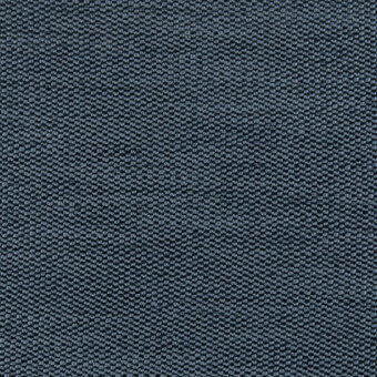 Woven fabric sample in blue-gray with a granular texture, displaying “bross > fabric (b) nice > col. 606” text, studio lighting.