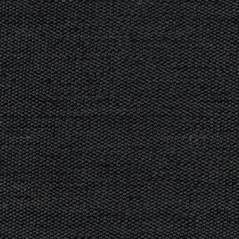 Dark gray fabric sample with raised circular texture displaying “bross fabric (b) nice col. 806” text, exhibiting a swirling, monochromatic pattern.