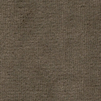 Fabric texture sample in gray-brown with a fibrous, mottled surface; text reads “bross > fabric (b) ponza > col. 7027.10” along the bottom.