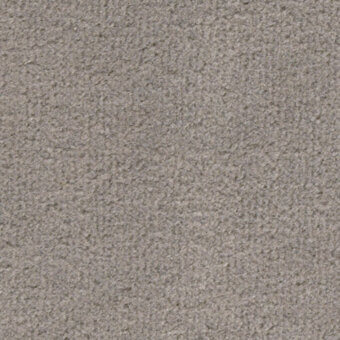Dense speckled fabric texture in muted gray with subtle tonal variations, matte finish, labeled “bross > fabric (b) ponza > col. 7027.19”.