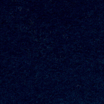 Blue woven fabric texture with a nubby surface, labeled “bross > fabric (b) ponza > col. 7027.26” along the bottom edge, studio lighting.