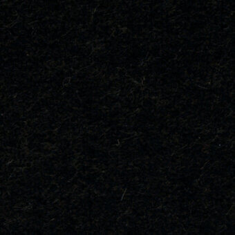 Black fabric texture sample displaying a granular weave, with printed text “bross > fabric (b) ponza > col. 7027.27” in the lower right.