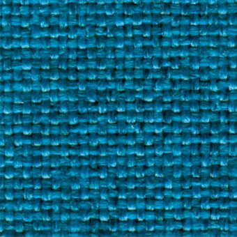 Teal woven fabric texture with a grid pattern, matte finish, and slight marl effect; text reads "bross > fabric (b) sole > col. 22".