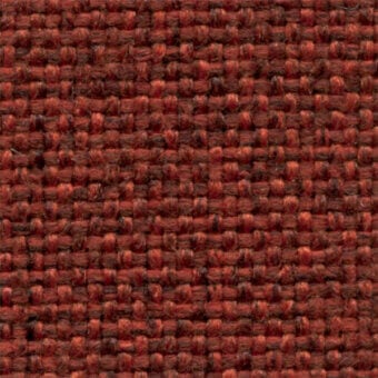 Reddish-brown woven fabric texture displays a dense grid pattern with subtle tonal variations and a matte, nubby surface; label reads "bross > fabric (b) sole > col. 407".