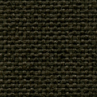 Dark brown woven fabric texture with irregular pattern, dense nubby yarns, and heathered tonal variations; labeled “bross > fabric (b) sole > col. 437”.