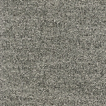 Grayscale fabric texture with a dense weave, mottled pattern, and matte finish; features irregular dots and dashes for a subtly distressed effect.