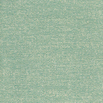 Sage green woven fabric with cream warp threads, dense textured weave, matte finish; labeled “bross > fabric (c) fabthirty plus > col. 50”.