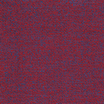 Red and blue woven fabric texture with looped pile, labeled “bross > fabric (c) fabthirty plus > col. 58,” matte finish.