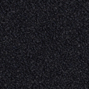 Dark charcoal gray looped pile fabric sample displaying a dense, nubby texture with “bross orsetto col. 98 20” text visible on a neutral background.