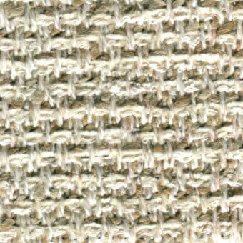 Woven fabric texture, off-white and beige yarns, irregular dense weave with visible knots, brand label “bross savanna col. 202”.