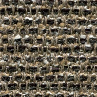 Beige, brown, and gray tweed fabric texture with a dense, irregular weave and speckled pattern; sample labeled “bross > fabric (c) savanna > col. 262”.