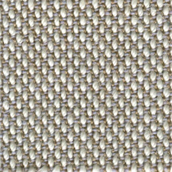 Beige and lavender woven fabric texture with a plain weave, matte finish, and slight sheen; labeled “bross > fabric (c) steelcut trio > col. 213.”