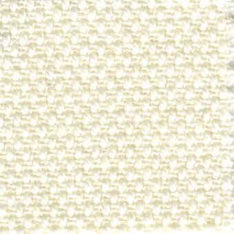 Steelcut fabric texture, creamy off-white, regular dot grid pattern, nubby matte finish, natural fiber composition, col. 110.
