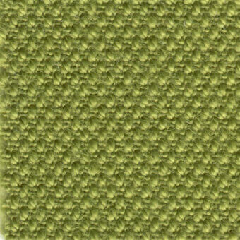 Olive green Steelcut fabric texture with a dense, nubby weave and grid pattern; col. 950, matte finish, durable construction.