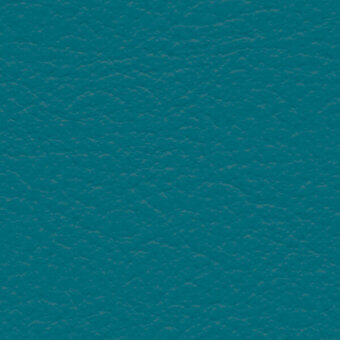 Teal mottled texture with granular finish, displaying subtle tonal variations and an organic pattern; small text label in lower right corner.