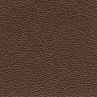Brown leather texture sample with granular surface, displaying “bross > leather (d) sweet > col. 509” text, even lighting, fine dot pattern.