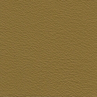 Olive-green textile sample with diagonal ribbing, matte finish, and a rough texture; labeled “bross > leather (d) sweet > col. 526”.