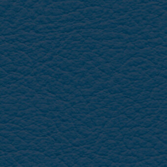Bross leather material sample, deep teal blue, with a dense, irregular bumpy texture and matte finish, labeled col. 263.