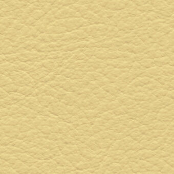 Pale yellow leather texture with granulated, pebbled finish; close-up shows matte surface and consistent, repeating pattern; label reads "bross col. 332".