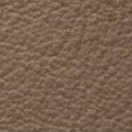 Leather texture sample, medium brown, granular surface with mottled tone; CPRN Homood “cl2000 col.” designation visible, studio lighting.