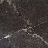 Dark gray marble texture with irregular veining in shades of gray and off-white, polished finish, showcasing crystalline patterns and tonal shifts.