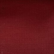 Red ribbed textile with a matte finish, displaying a linear woven pattern; CPRN Homood co1001 col. outdoor collection sample.