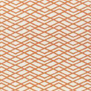Geometric diamond pattern in muted orange and cream, CPRN Homood outdoor textile co1019, consistent repeating design with subtle texture.