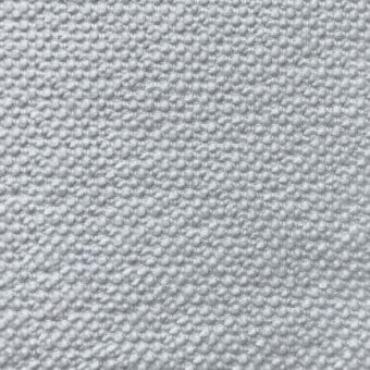 Marluck fabric texture, light gray woven material, dense circular pattern with matte finish, casa casati textile sample.