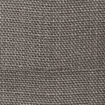 Woven fabric texture in grayscale tones, coarse linen or natural fiber with a grid pattern, studio lighting, “casa casati” textile designation.