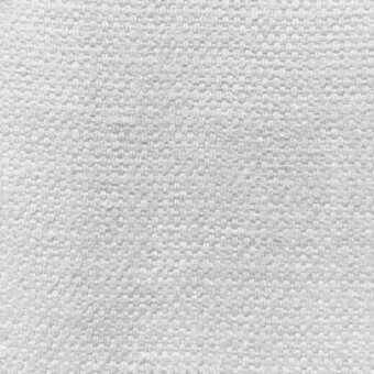 Woven fabric texture, muted gray tone, dense irregular weave with matte finish; “casa casati” textile sample detail.