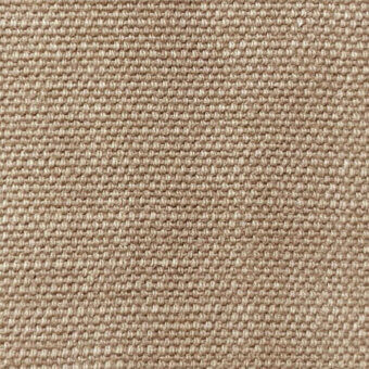 Beige woven fabric texture displays a dense, heathered pattern with visible threads, suggesting natural jute fiber; casa casati label present.