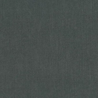 Dark gray woven fabric texture with subtle linear pattern, matte finish, linen blend, studio sample displaying “casa casati” branding.