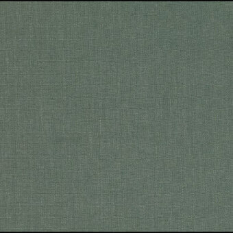 Grayish-green linen fabric sample with a tight linear weave and matte finish, displaying “casa casati > fabric (c) > soho > soho 27” text.