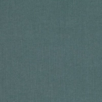 Teal woven fabric swatch with linear texture, matte finish, and subtle color variations; brand label reads "casa casati > fabric (c) > soho > soho 39."