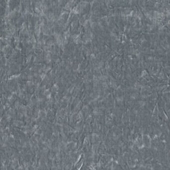 Dark gray fabric texture with crinkled pattern, displaying matte finish and irregular folds, resembling crumpled silk with tonal variations.