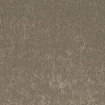 Casa Casati fabric sample, warm gray, mottled texture with fine lines and a matte finish; textile labeled “constellation.”