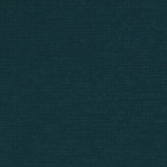 Teal fabric sample with a linear weave and matte finish, labeled “casa casati empire,” displayed against a neutral gray background.