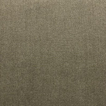 Olive green casa casati fabric sample with a dense, textured weave and heathered tonal variations; brand name printed in sans-serif font.