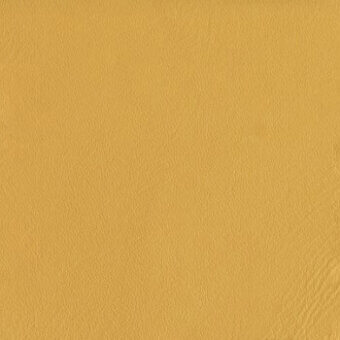 Leather swatch in golden yellow with a granular texture, displaying subtle tonal variations and the text “casa casati > leather (c) > thema > thema 5207”.