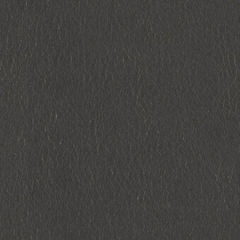 Dark gray leather texture sample with granulated surface, vertical lines, matte finish, and “casa casati sherwood” imprint.