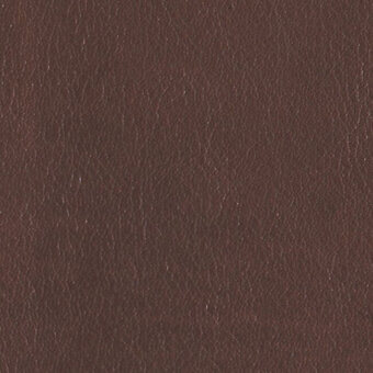 Brown leather texture sample, “sherwood,” displays a fine grain and mottled tone with a matte, slightly pebbled surface.