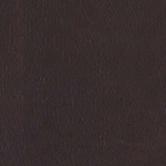 Dark brown leather texture sample, “sherwood,” displays a fine, pebbled grain and matte finish with consistent coloration and dense structure.