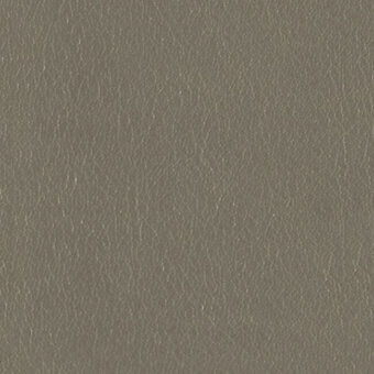 Sherwood leather texture sample, gray-brown with matte finish, displaying dense vertical grain and smooth consistent surface.